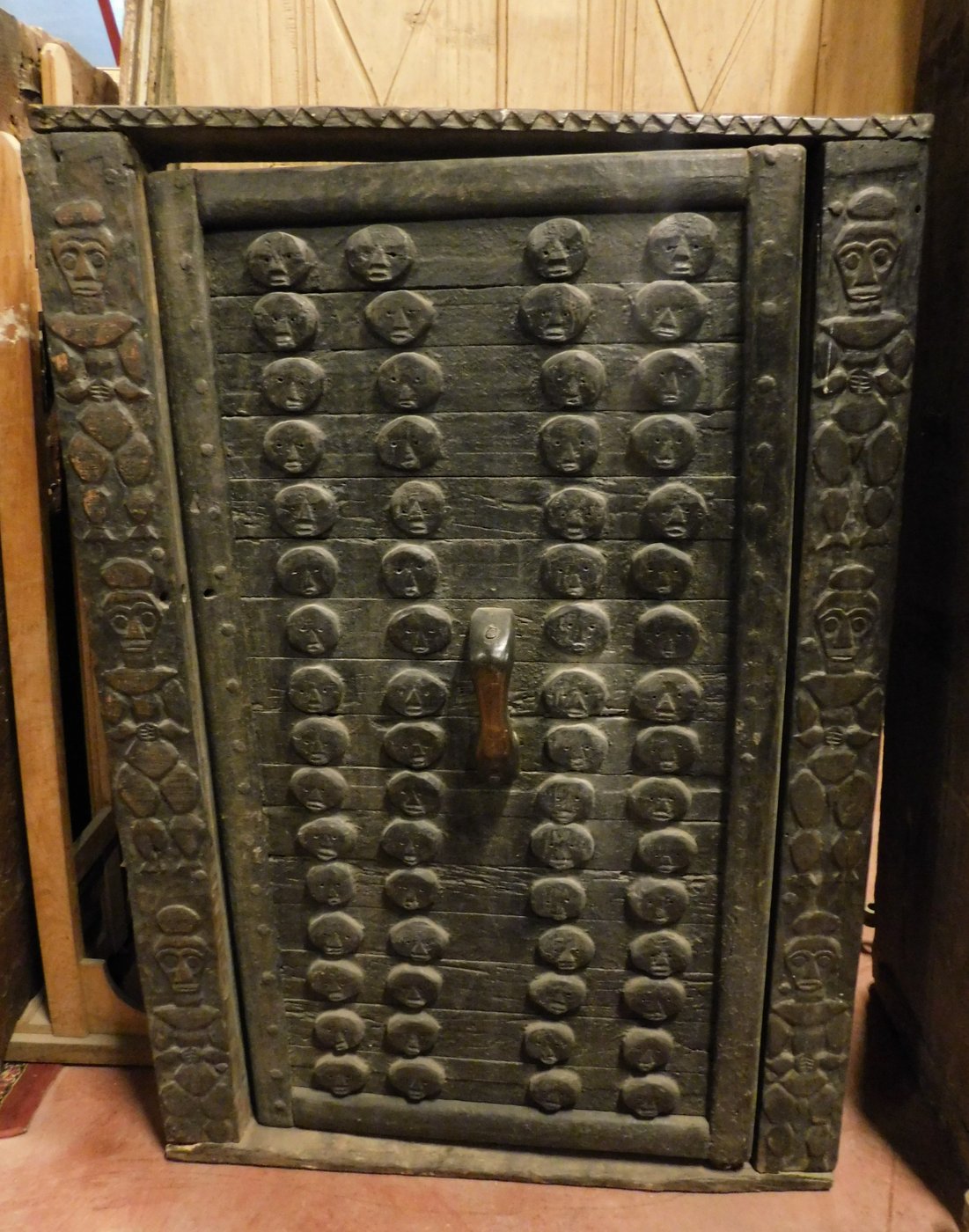 PTI292 - Afrikanische Tür "Dogon", B 105 x H 155 cm